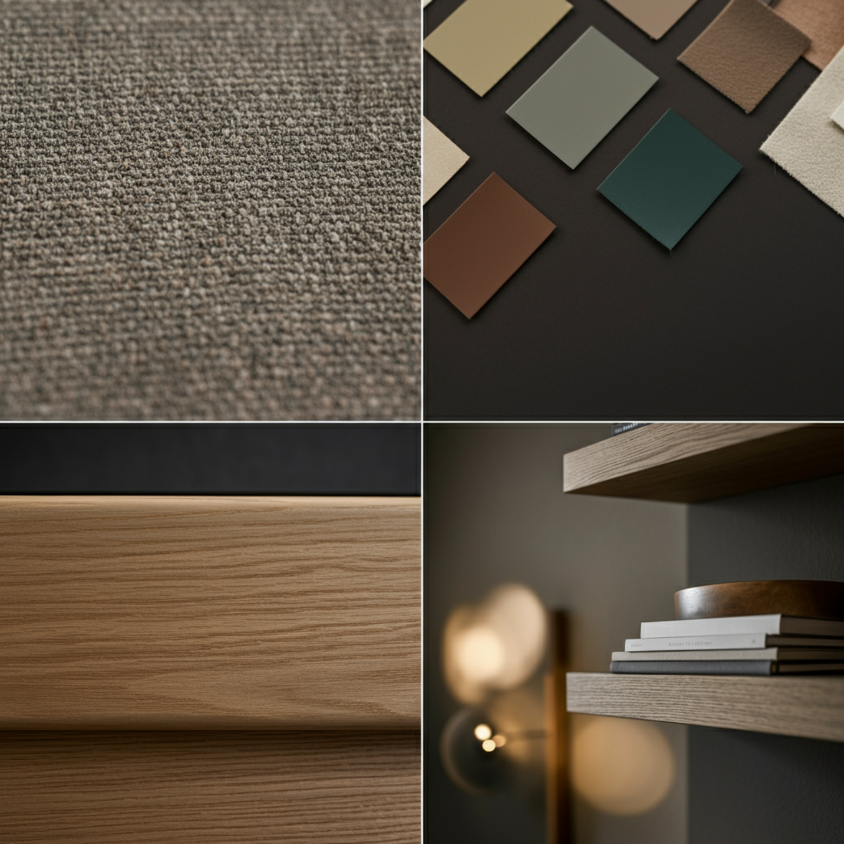 Detailed textures for organic modern apartment