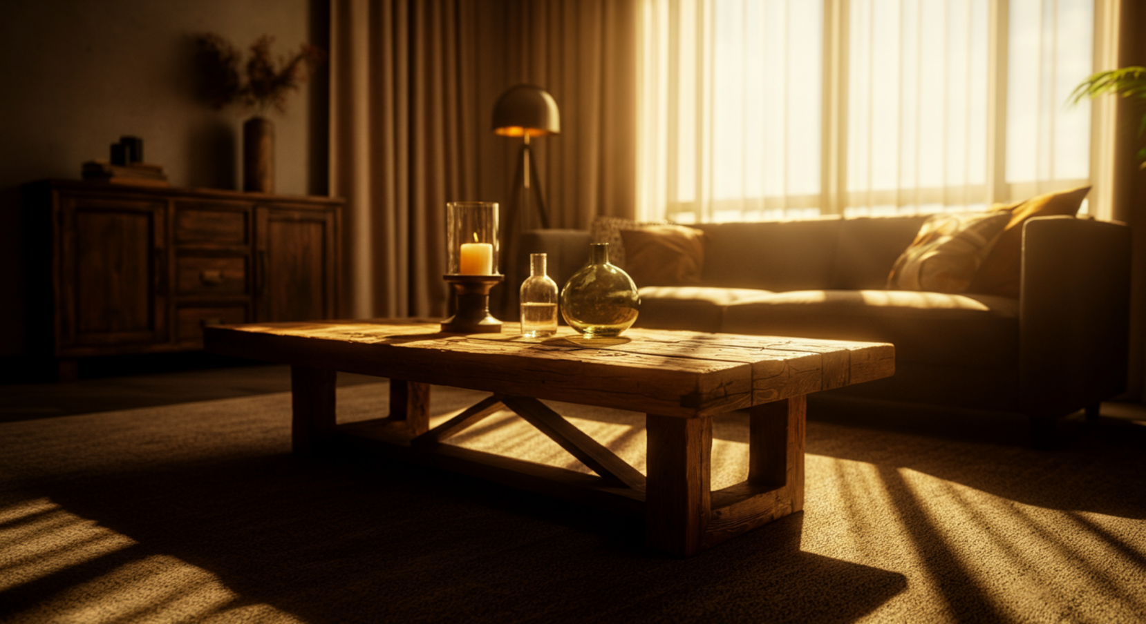 rustic coffee table - Luxury Interior Design